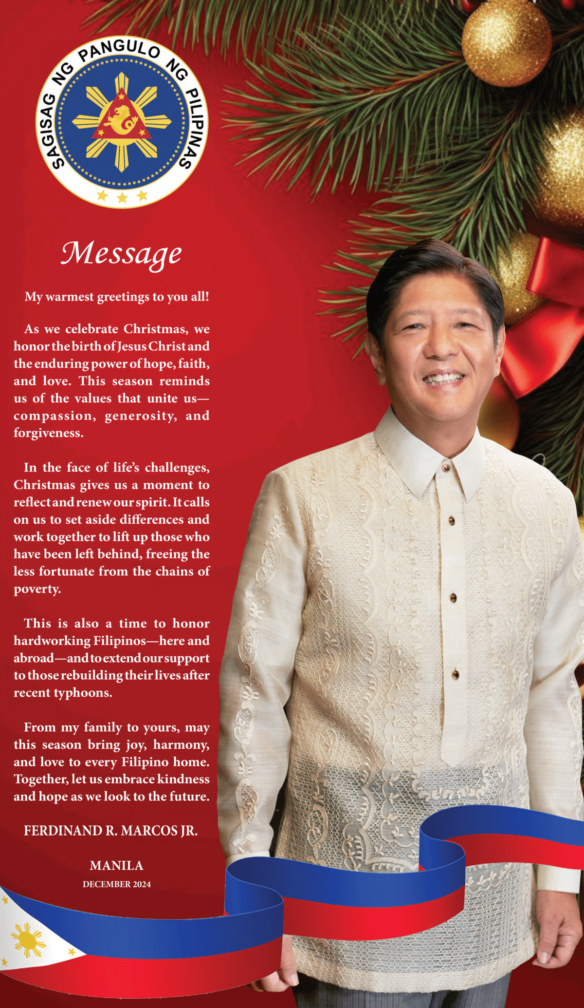 Marcos Christmas Message